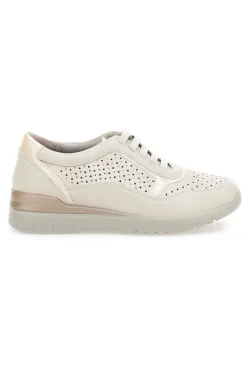 Sneakers Beige Con Platform Mio Tempo Mina930