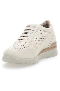 Sneakers Beige Con Platform Mio Tempo Mina930