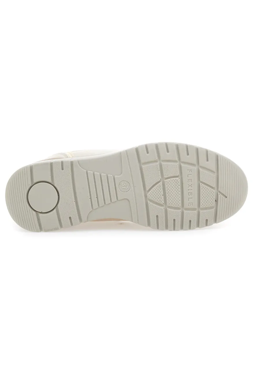 Sneakers Beige Con Platform Mio Tempo Mina930