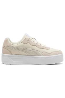 Sneakers Beige con Platform PUMA COURT LALLY SKYE SD