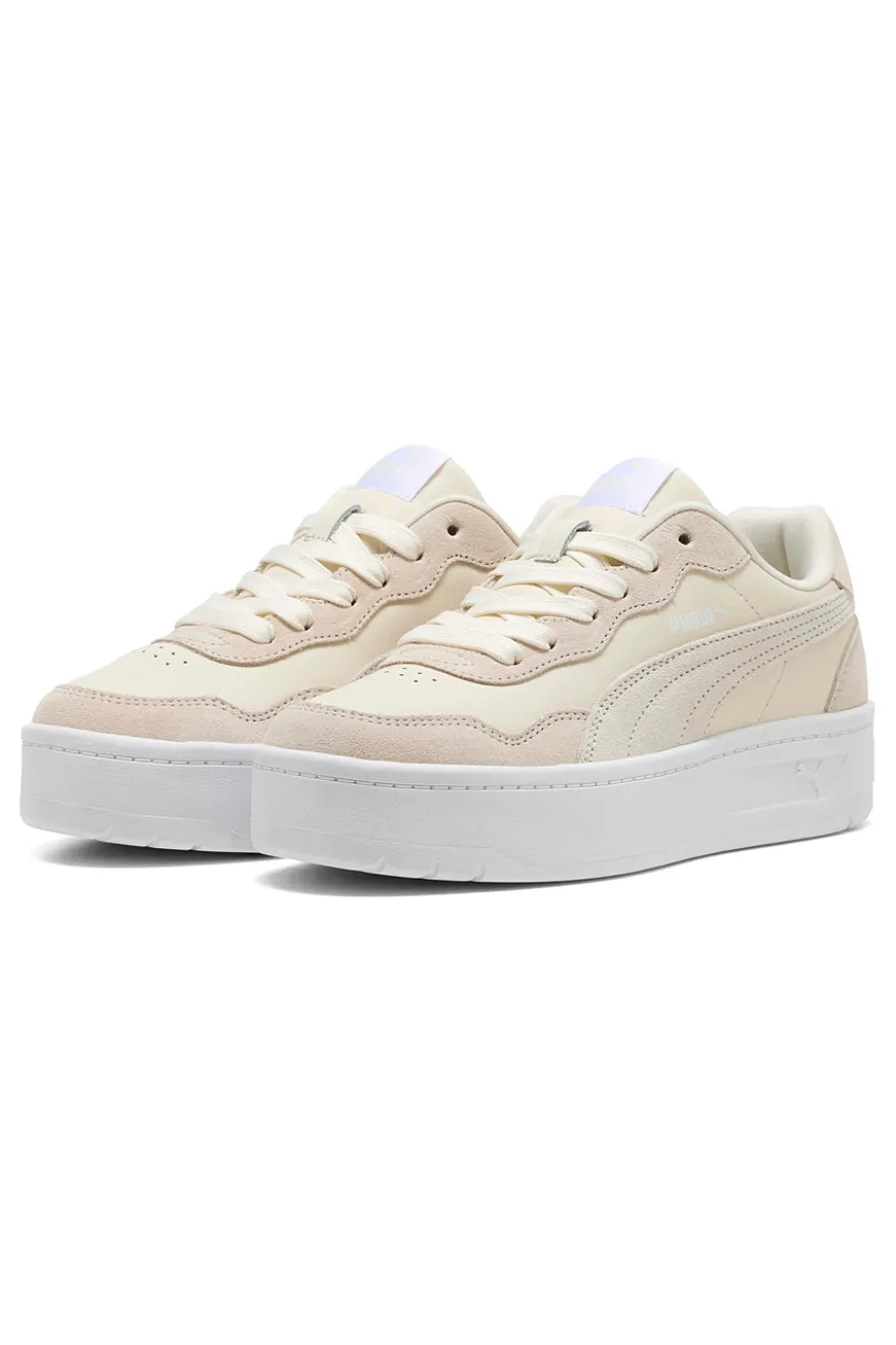 Sneakers Beige con Platform PUMA COURT LALLY SKYE SD