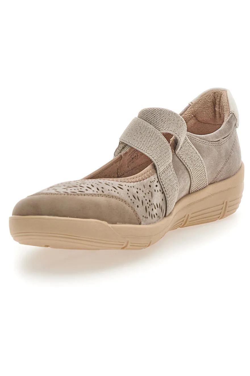 Sneakers beige con strappo Relife 67172470301F