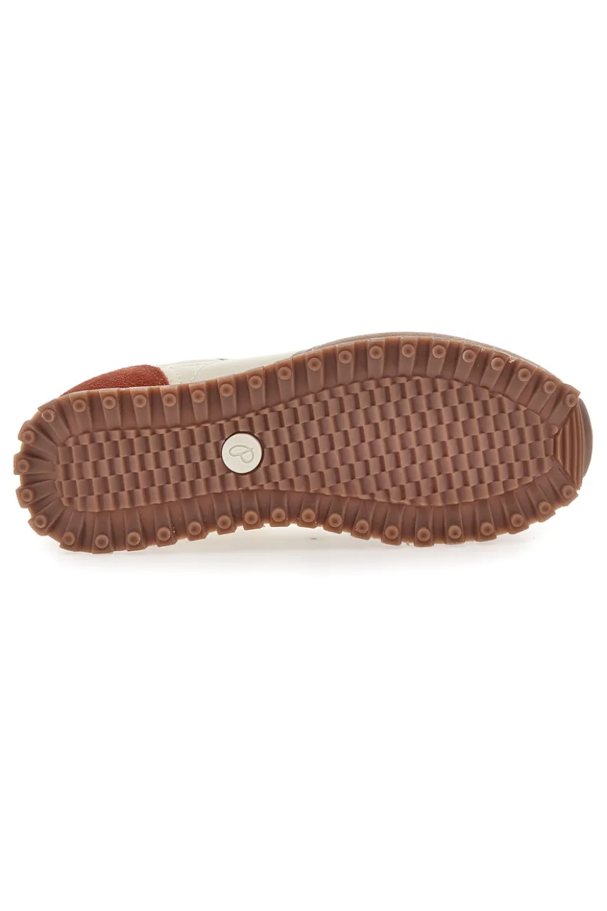 Sneakers Beige con Tomaia in Pelle PEPE JEANS BRIT-ON MASTER M