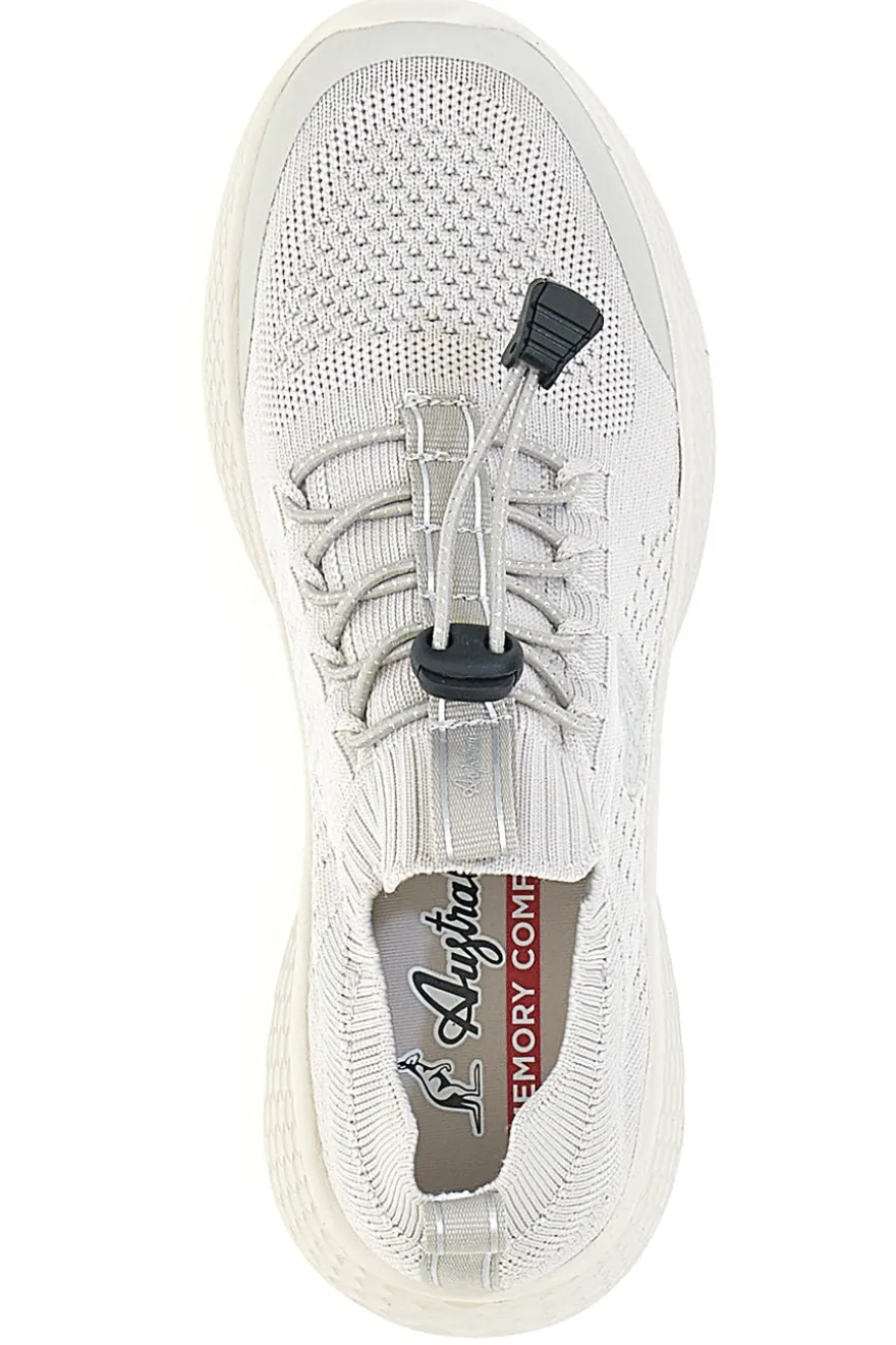 Sneakers Beige con Tomaia in Mesh e Chiusura Elastica AUSTRALIAN AU25W107