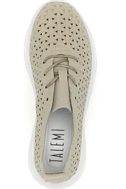 Sneakers Beige con Tomaia Traforata TALEMI BK25S861