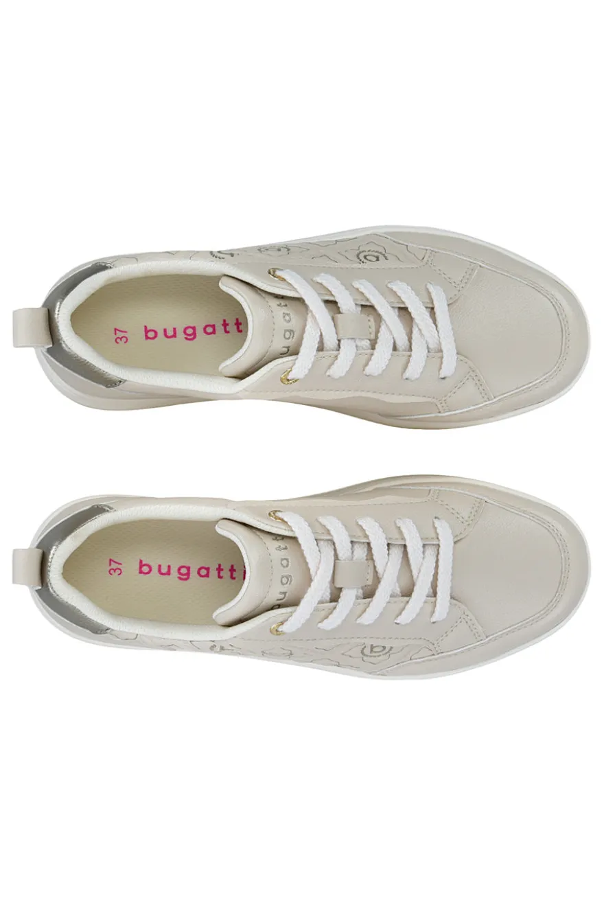 Sneakers beige con zeppa Bagatt 435AVA0150505251