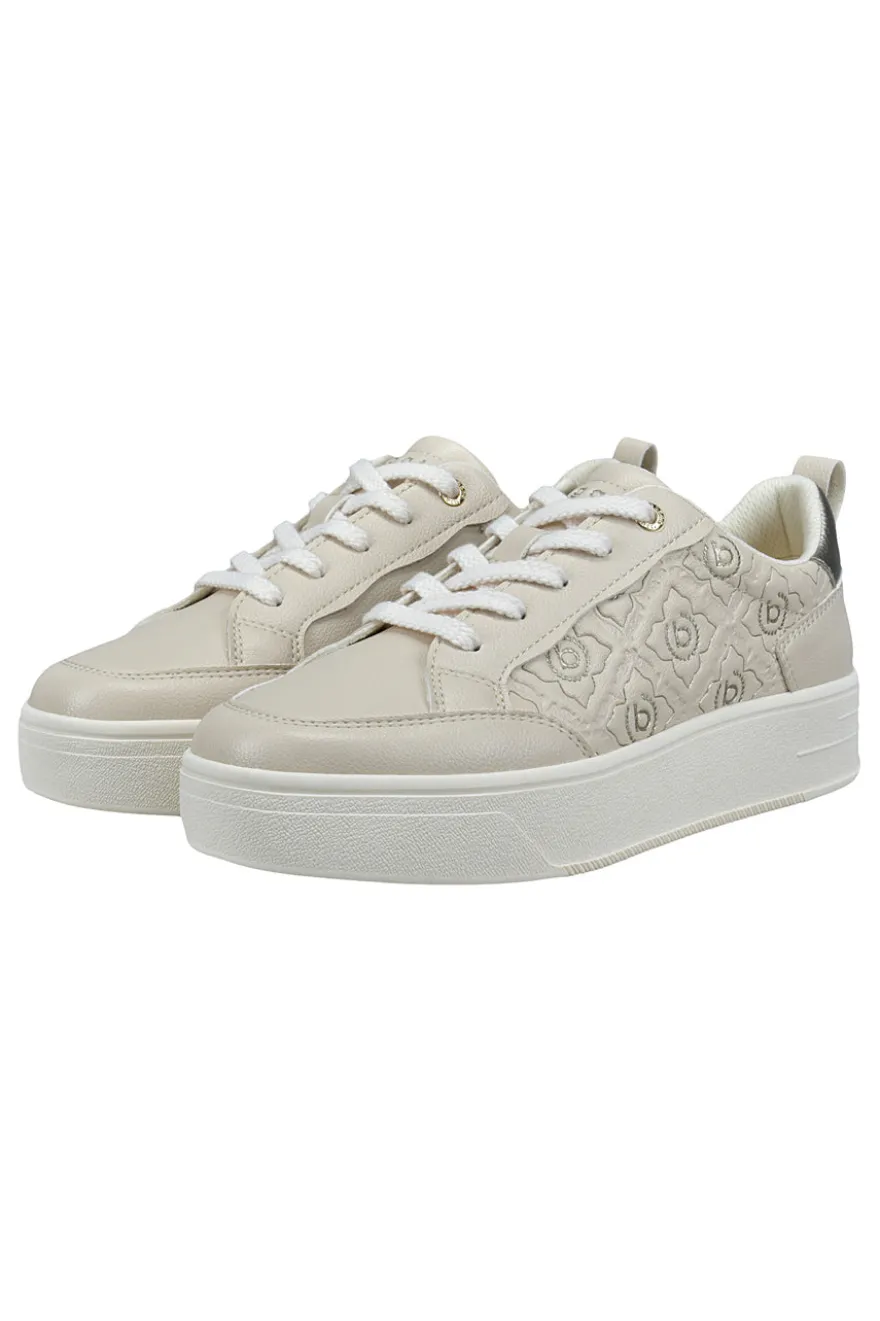 Sneakers beige con zeppa Bagatt 435AVA0150505251