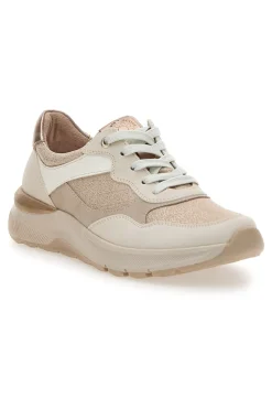 Sneakers beige con zeppa Relife 67172580701