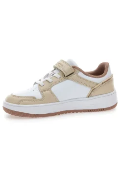 Sneakers beige e bianche con strappo Champion RD18 2.0 Low G PS