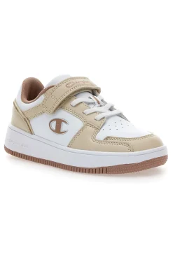 Sneakers beige e bianche con strappo Champion RD18 2.0 Low G PS