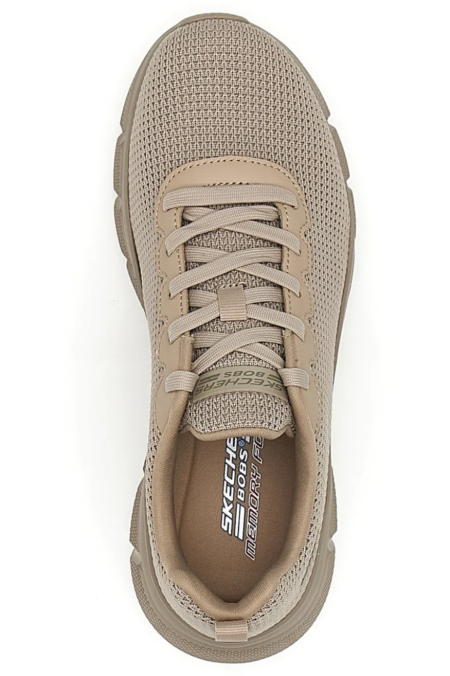 Sneakers beige in knit con Memory Foam Skechers BOBS B Flex Visionary Essence