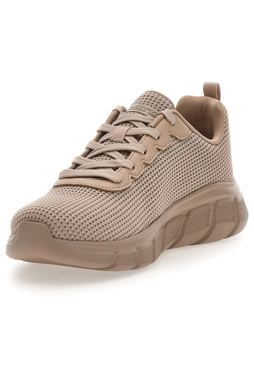 Sneakers beige in knit con Memory Foam Skechers BOBS B Flex Visionary Essence