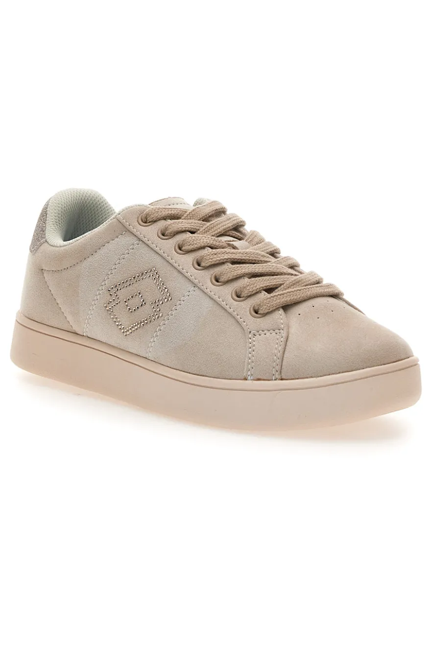 Sneakers beige in materiale scamosciato Lotto 1973 2 AMF II PU SUE W