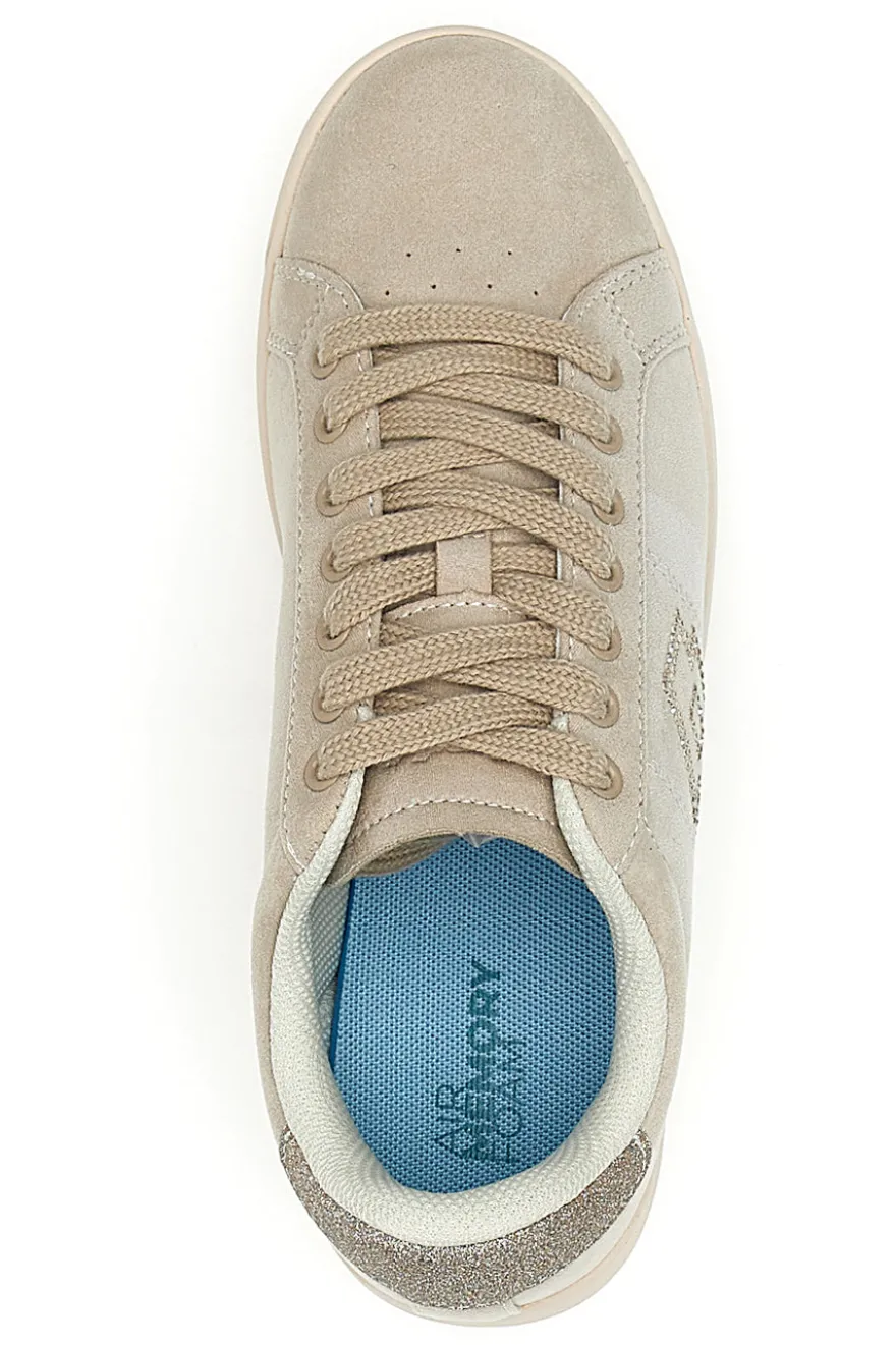 Sneakers beige in materiale scamosciato Lotto 1973 2 AMF II PU SUE W