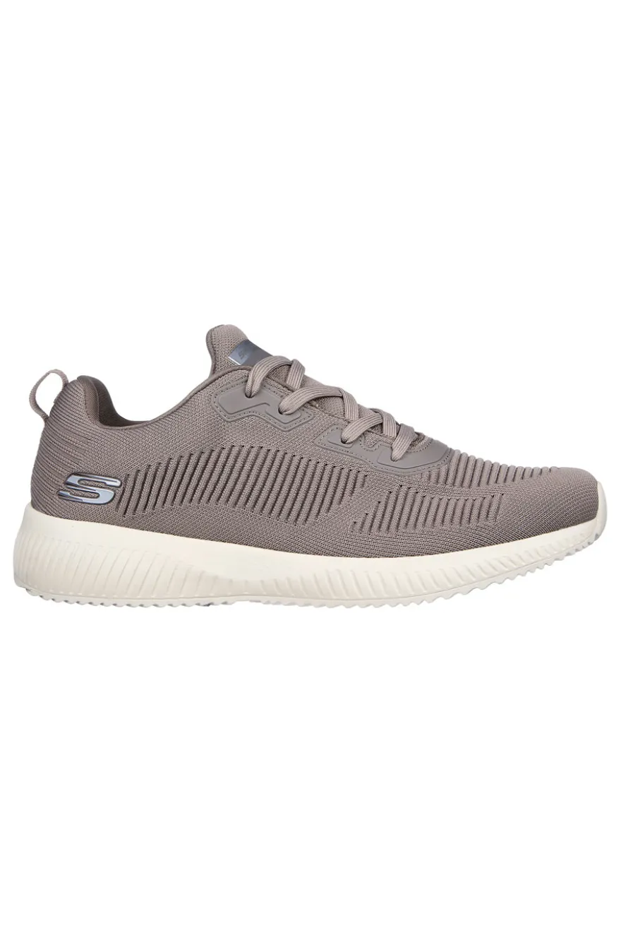 Sneakers Beige in Memory Foar Skechers Squad