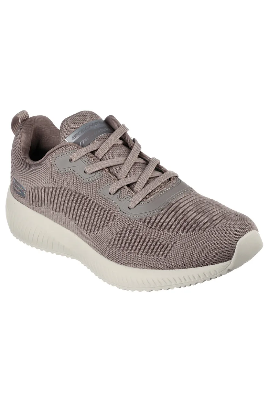 Sneakers Beige in Memory Foar Skechers Squad