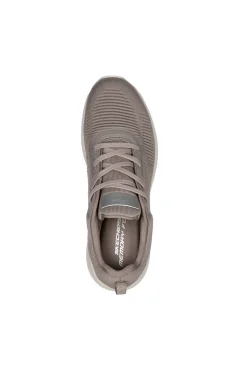 Sneakers Beige in Memory Foar Skechers Squad