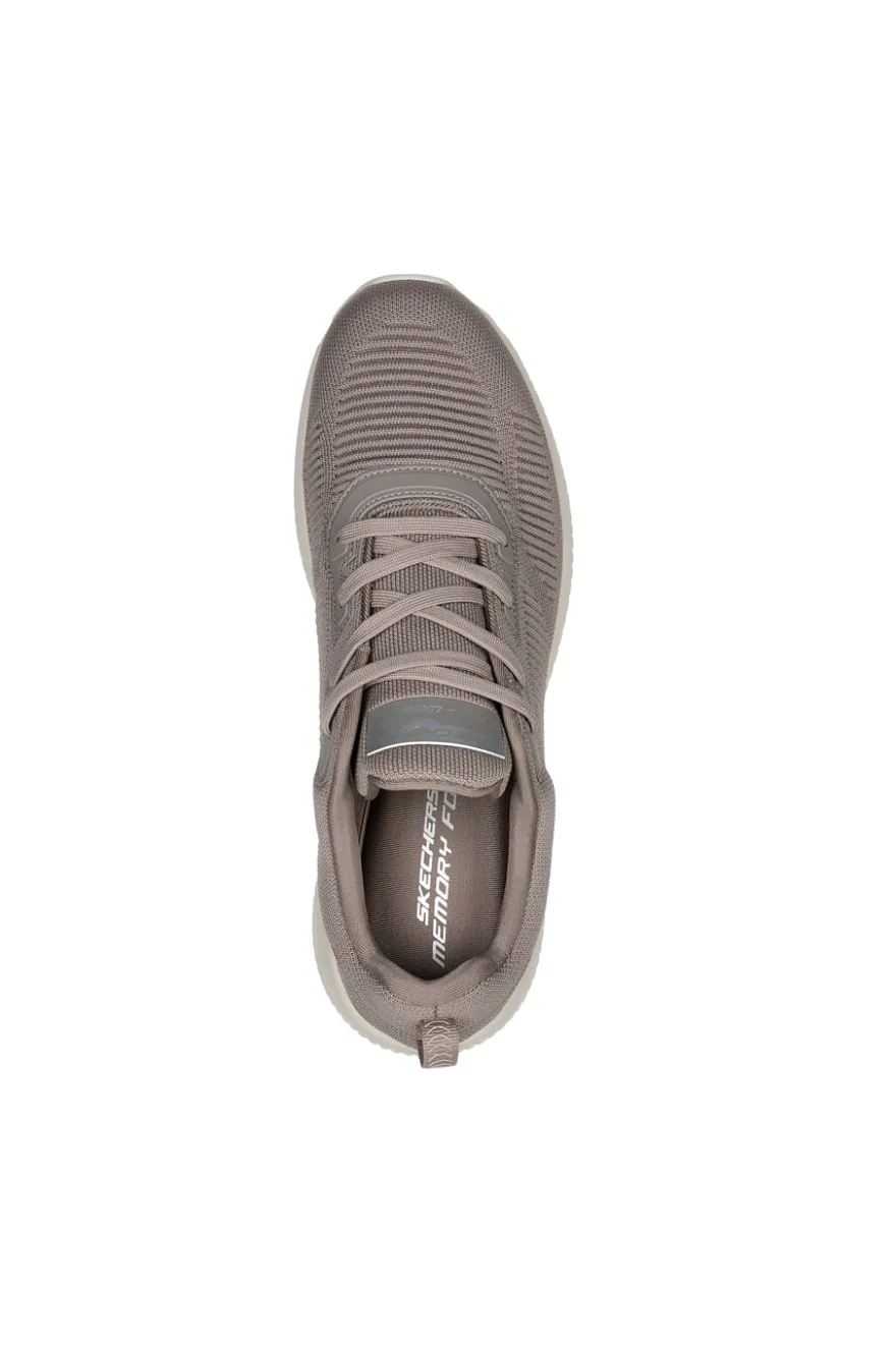 Sneakers Beige in Memory Foar Skechers Squad