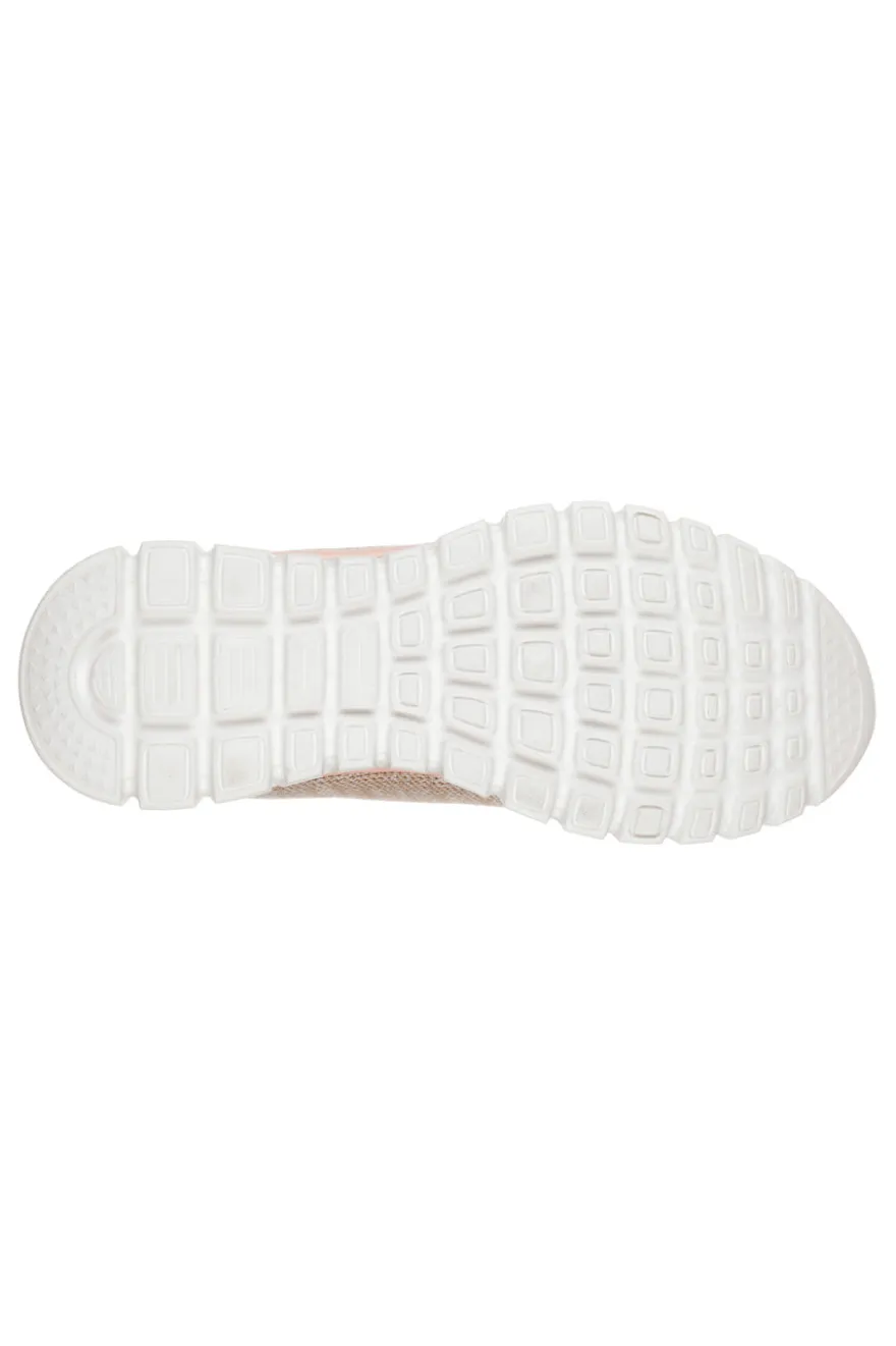 Sneakers beige in mesh leggere con memory foam Skechers Graceful Twisted Fortune