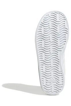 Sneakers beige in pelle con strisce bianche Adidas VL Court 3 K
