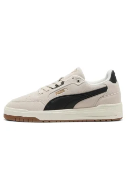 Sneakers beige in tessuto scamosciato con dettagli neri Puma Shuffle Downtown SD