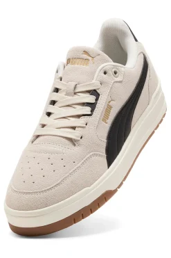 Sneakers beige in tessuto scamosciato con dettagli neri Puma Shuffle Downtown SD