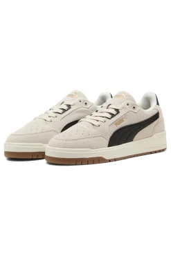 Sneakers beige in tessuto scamosciato con dettagli neri Puma Shuffle Downtown SD