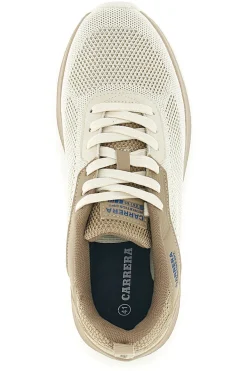 Sneakers beige in tessuto con suoletta estraibile Carrera CAM312043510