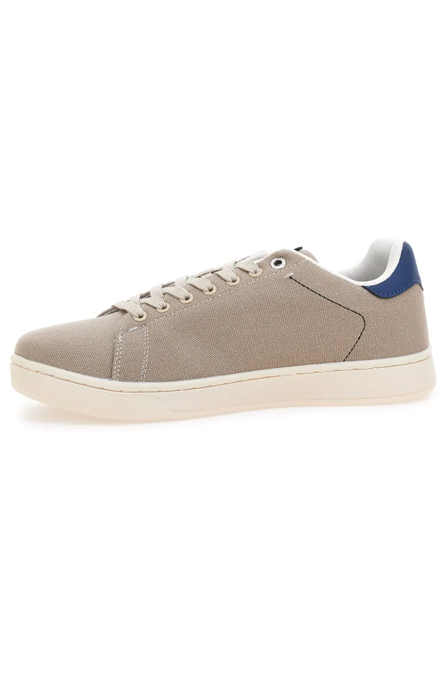 Sneakers beige in tessuto con fondo a contrasto Gas SAMMY CVS