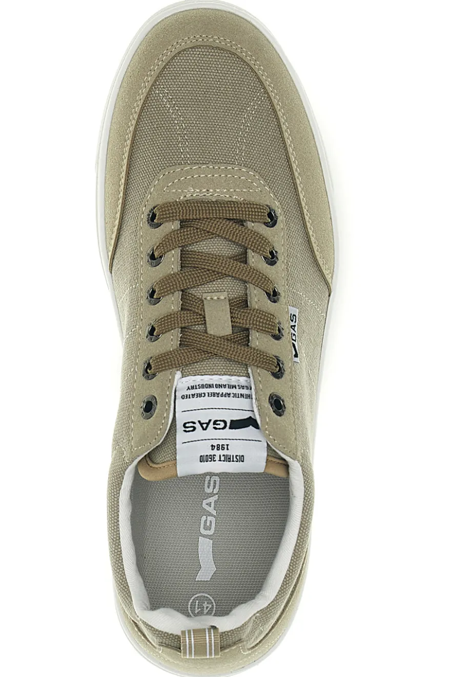 Sneakers beige in tessuto Gas GAM614005