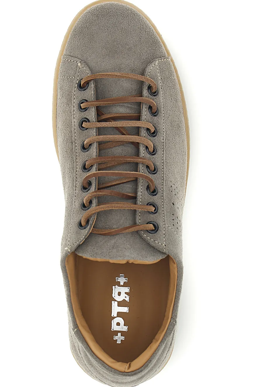 Sneakers beige in vera pelle Ptr 7250