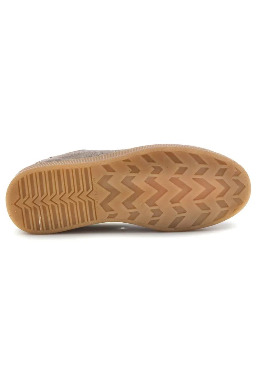 Sneakers beige in vera pelle Ptr 7250