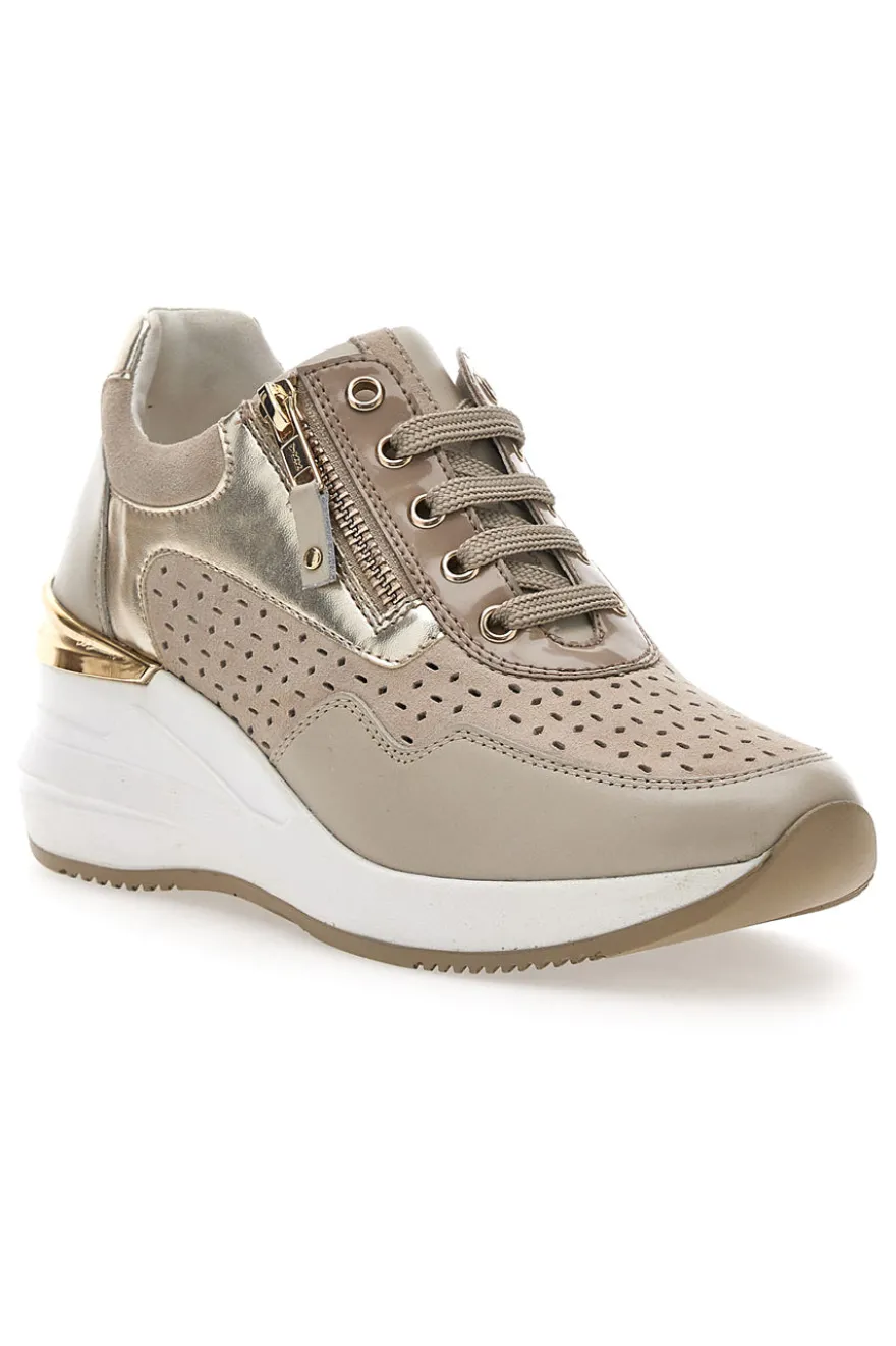 Sneakers Beige Mio Tempo 19584