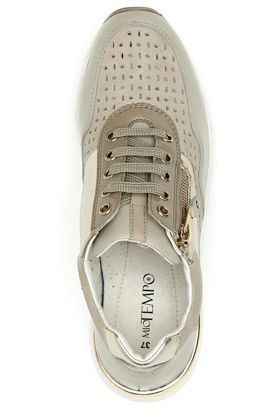 Sneakers Beige Mio Tempo 19584