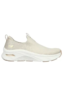 Sneakers Beige Skechers Arch Fit D'Lux Walker Glimmer Dust