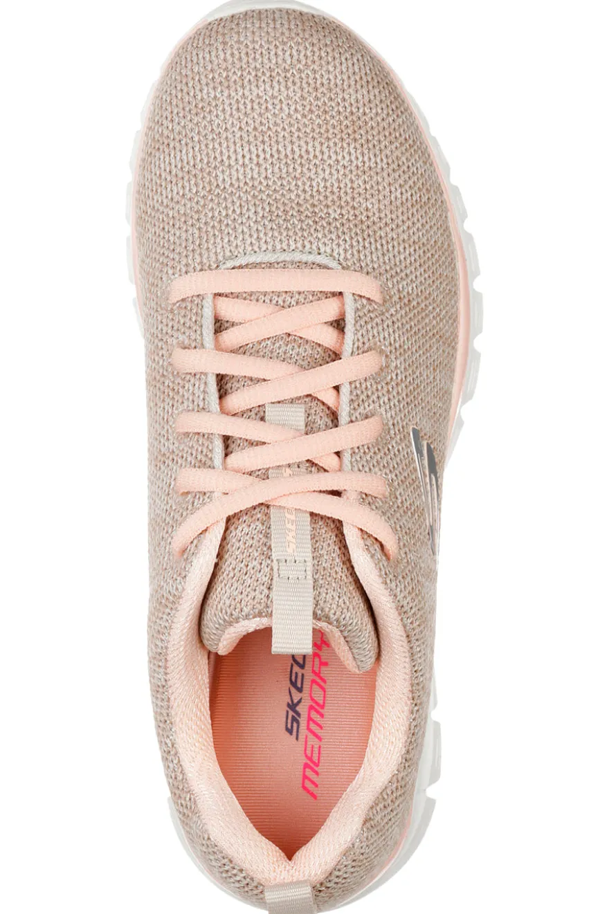 Sneakers Beige SKECHERS Graceful - Twisted Fortune