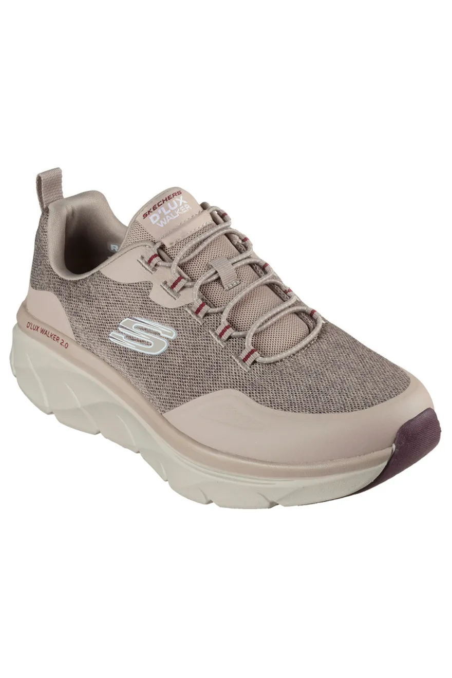 Sneakers Beige Skechers Relaxed Fit: D'Lux Walker 2.0 - Steadyway