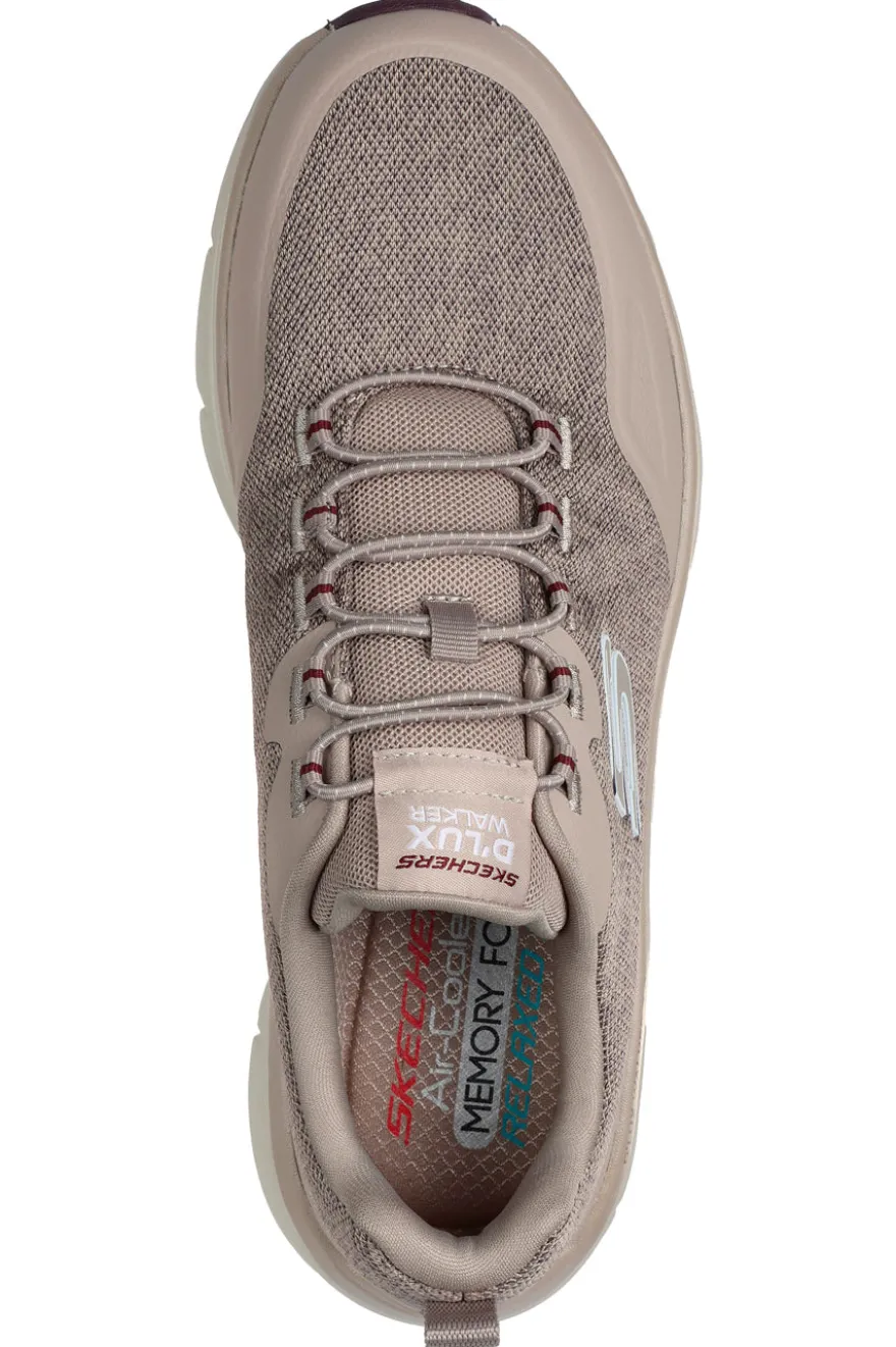 Sneakers Beige Skechers Relaxed Fit: D'Lux Walker 2.0 - Steadyway