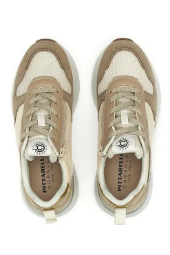 Sneakers Beige zeppa comfort Pittarello capsule Kendy
