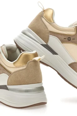 Sneakers Beige zeppa comfort Pittarello capsule Kendy