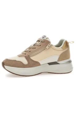 Sneakers Beige zeppa comfort Pittarello capsule Kendy