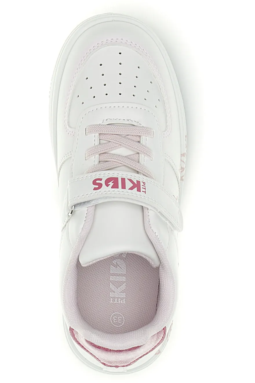 Sneakers bianca Pitt kids PK1871D