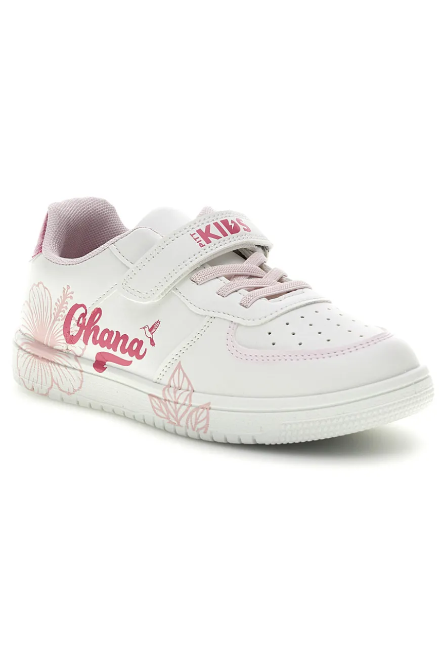 Sneakers bianca Pitt kids PK1871D