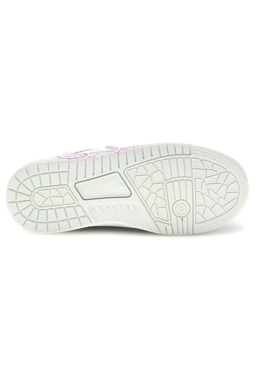 Sneakers bianca Pitt kids PK1871C