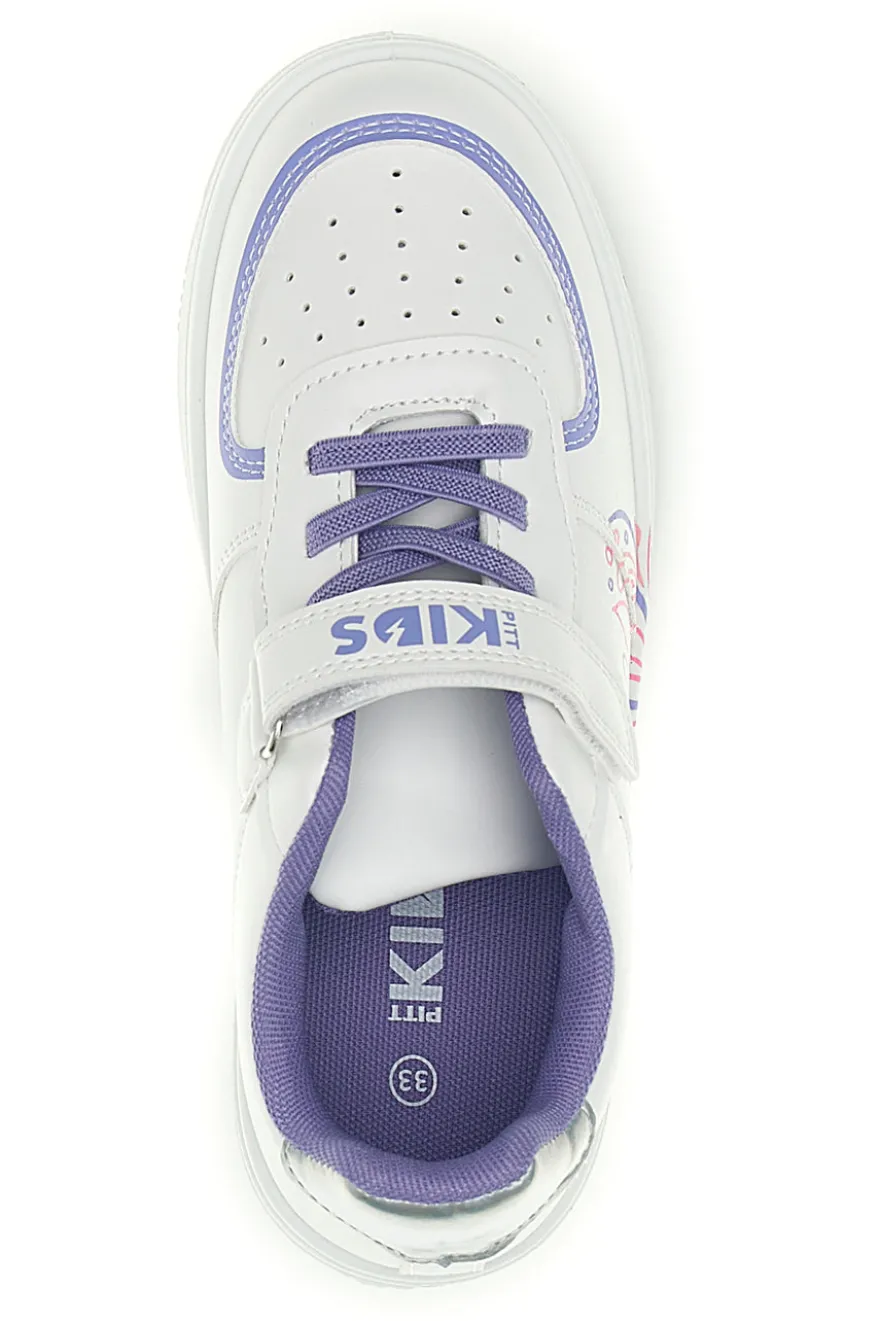 Sneakers bianca Pitt kids PK1871C
