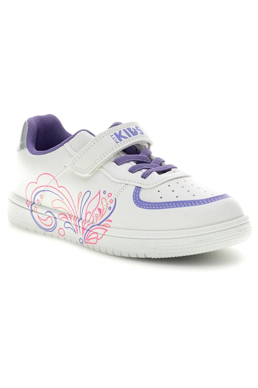 Sneakers bianca Pitt kids PK1871C