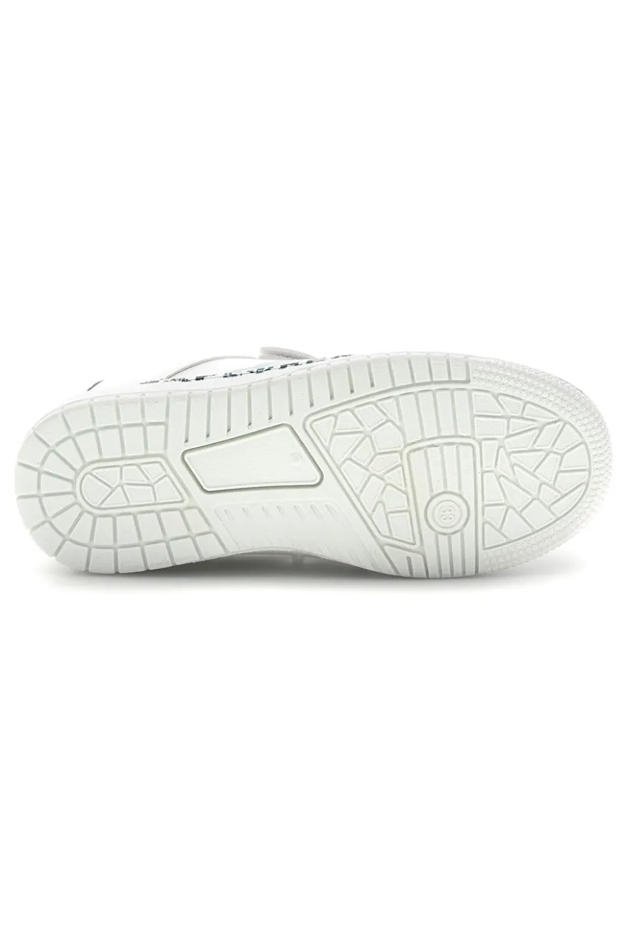 Sneakers bianca Pitt kids PK1871B