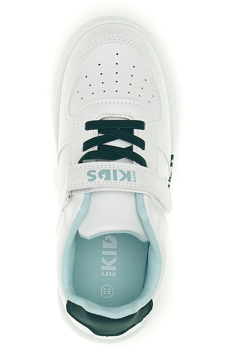 Sneakers bianca Pitt kids PK1871B