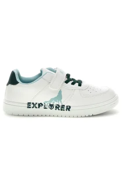 Sneakers bianca Pitt kids PK1871B