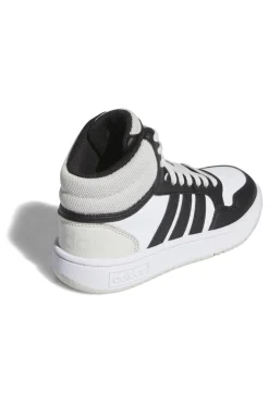 Sneakers bianche alte con lacci Adidas HOOPS 3.0 MID K